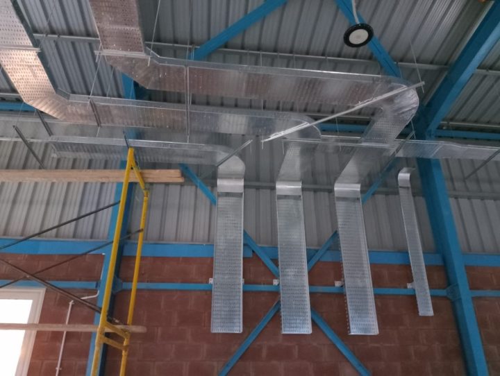Cable tray system for the sugarcane seedlings factory, Aswan — photo 15