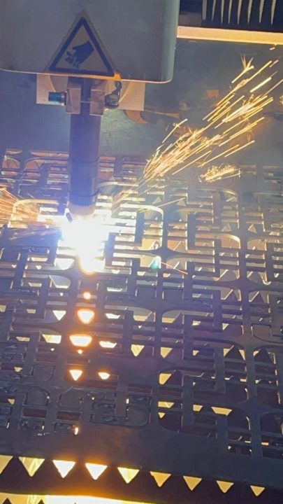 Hot-dip galvanized threaded rod and laser-cut plates for Al-Amrya Animal Production, Alexandria